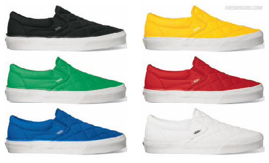  Vans 2009 Fall Quilted Slip-On Pack