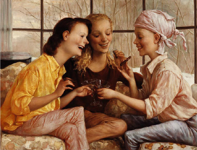  애매모호한 초상화  "존 큐린 John Currin"