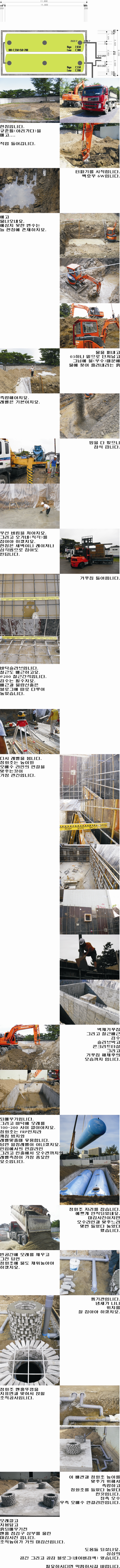 사진으로 보는 정화조 시공 사진으로 보는 정화조 시공