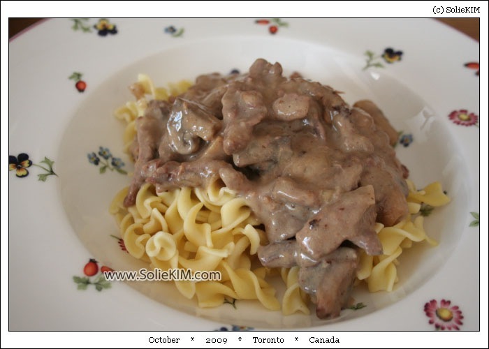 비프스트로가노프Ii] 정말 맛있는 러시아식 쇠고기 요리: Beef Stroganoff : 네이버 블로그