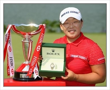 신지애프로의 미 LPGA '신인상'확정을 축하합니다.