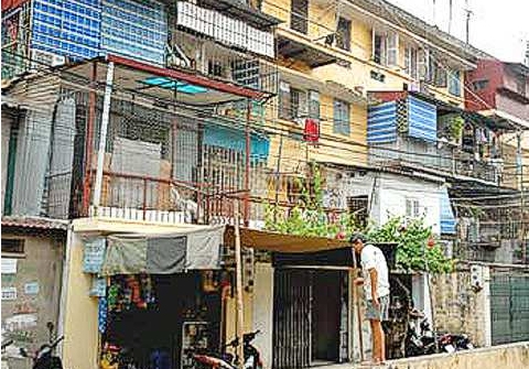 하노이 - 16개의 오래된 아파트 재개발