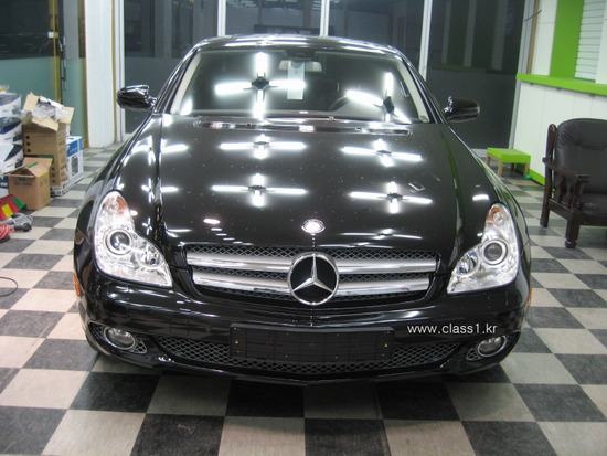  [벤츠네비게이션] 벤츠뉴 CLS350 터치네비게이션 GI-4000N/후방카메라/실내안테나 장착  - 수원클래스원