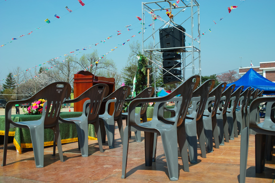배양 초등학교 천막 텐트 의자 테이블 렌탈