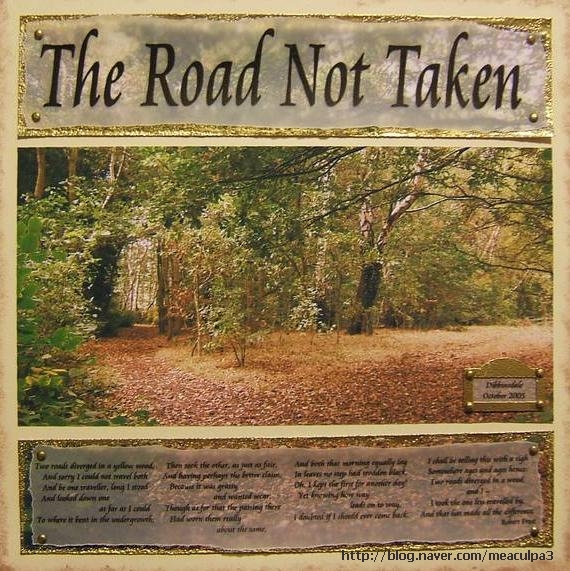 The Road Not Taken Robert Frost 가지 않은 길 프로스트 네이티브 시낭송 네이버 블로그