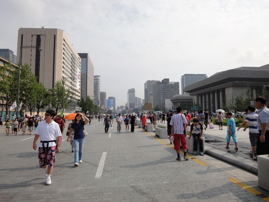 광화문 광장 분수 광화문 광장 분수