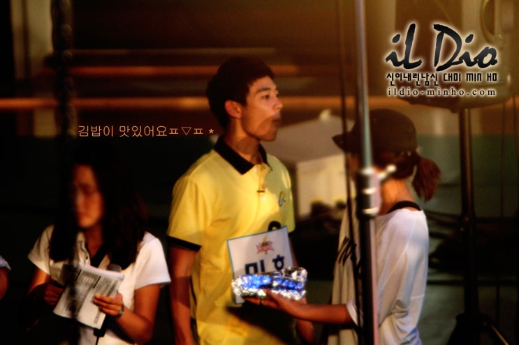 100915 출발드림팀 샤이니 <b>민호</b> , 병아리가 <b>탁구</b>친다