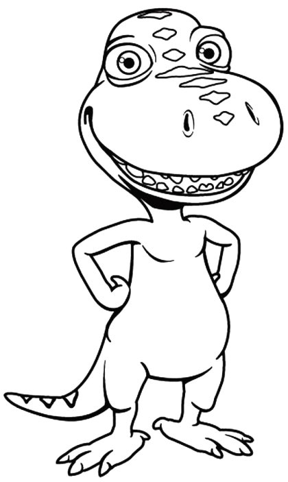 아기 공룡 색칠하기