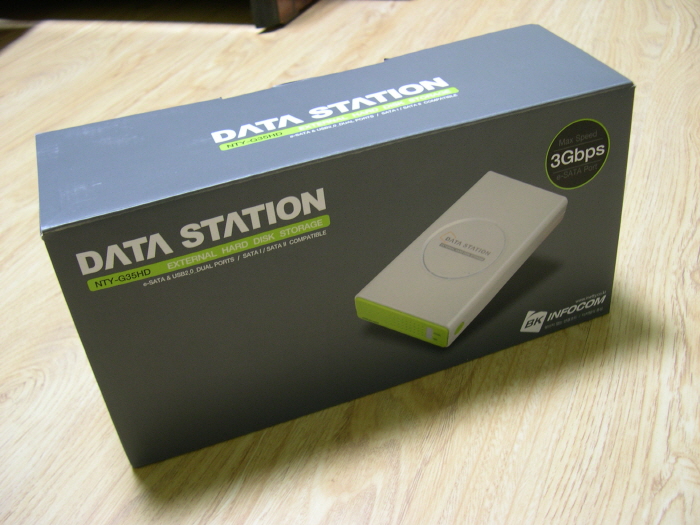  BK인포컴의 3.5인치 외장하드케이스, Data Station NTY-G35HD 리뷰