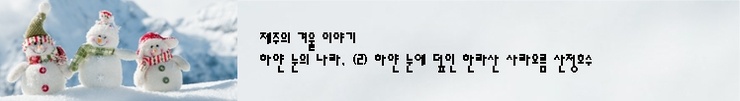 사라오름 산정호수, (2) 나무가지마다 주렁주렁 열린 하얀 눈꽃 사라오름 산정호수, (2) 나무가지마다 주렁주렁 열린 하얀 눈꽃