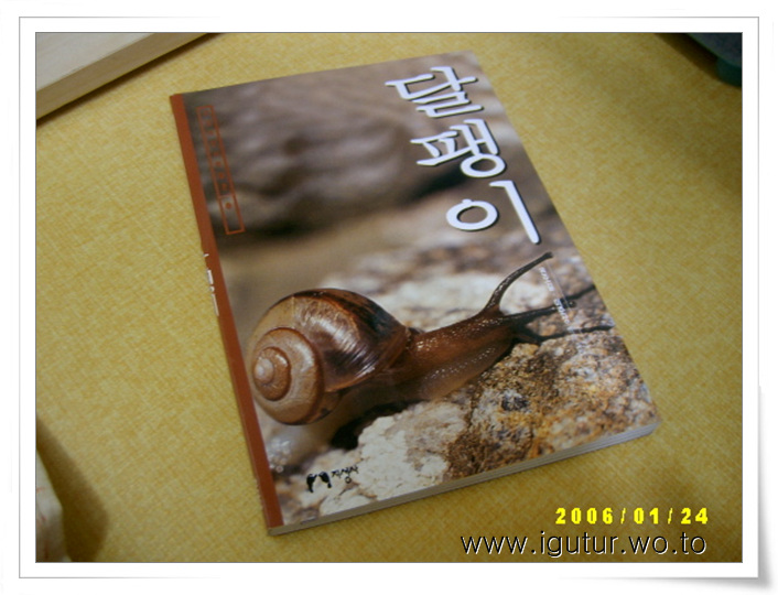 2006/01/30 달팽이에 관한 책이랍니다!