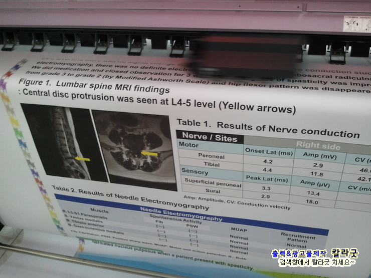  소프터천 실사출력 학회포스터 출력입니다