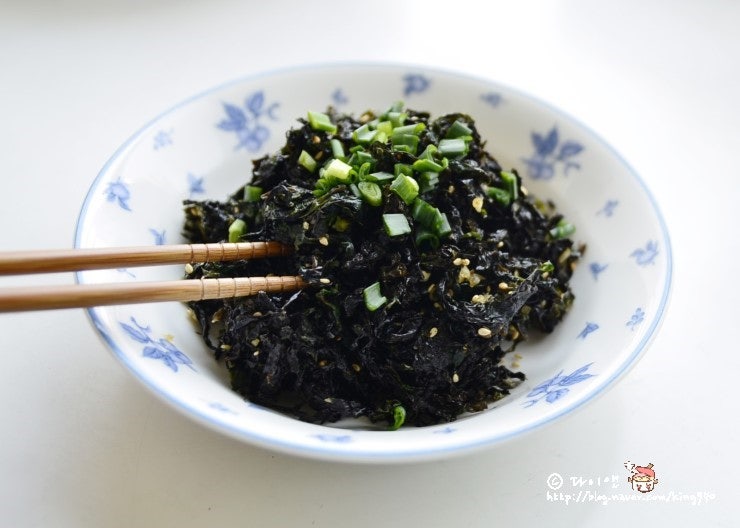 [마른파래무침]맛있는 밑반찬만들기 ♪ 건파래무침, 파래자반무침