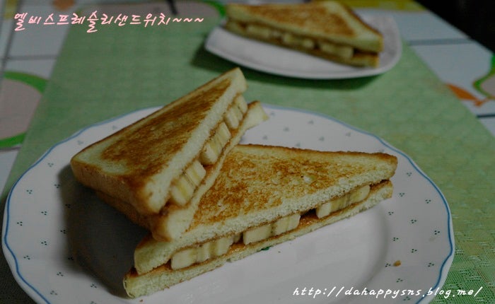[엄마표 간식] 초간단 샌드위치, 엘비스프레슬리 샌드위치~~~