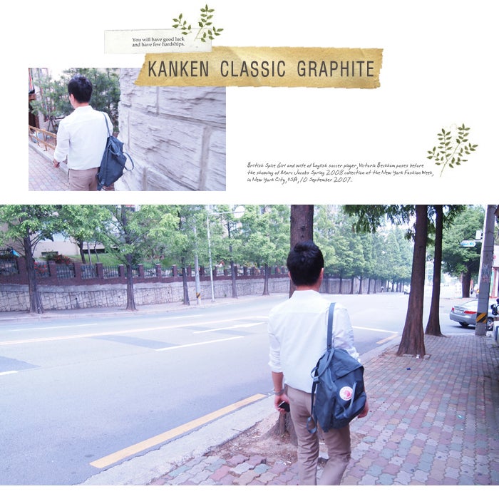 [칸켄백/백팩] 피엘라벤 칸켄 클래식 그래파이트(Fjallraven Kanken Classic Graphite) - 칸켄 백팩/칸켄....
