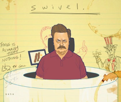 론 스완슨 프린트