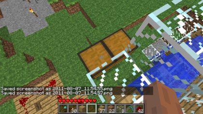 마인크래프트 닭 머리