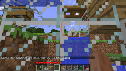 마인크래프트 닭 머리