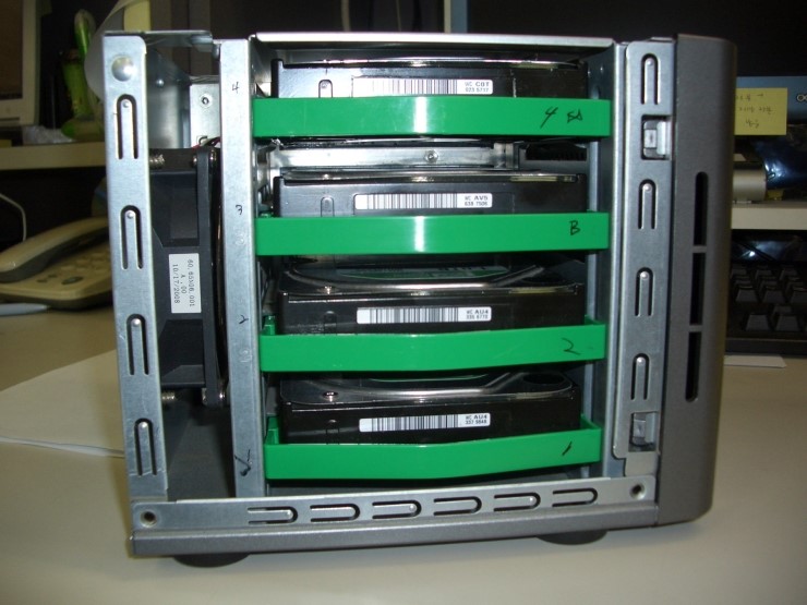  WD ShareSpace 4TB RAID5 1TB*4EA 리눅스파일시스템/데이타복구