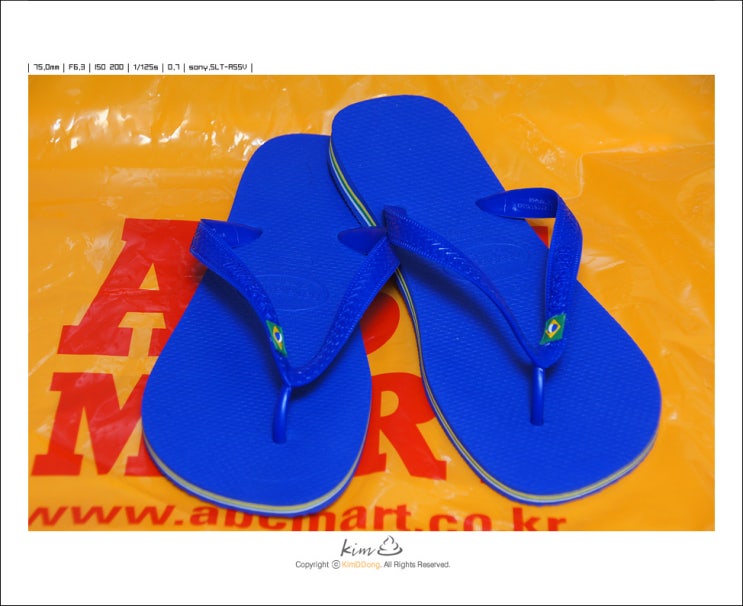 하바이아나스 브라질(havaianas Brasil) - 하바이아나스 쪼리 / 쫀득쫀득한 쪼리