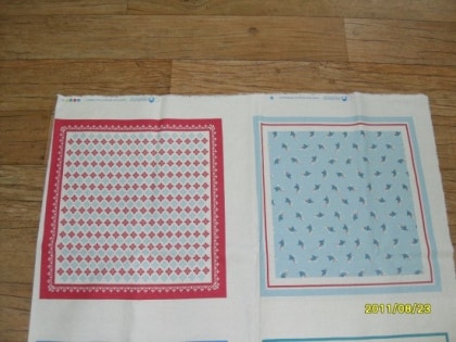 옷감 가게 면 20번 원단 DTP 해피니스 커트지로 재봉틀 실밥 다용도 봉지 만들기