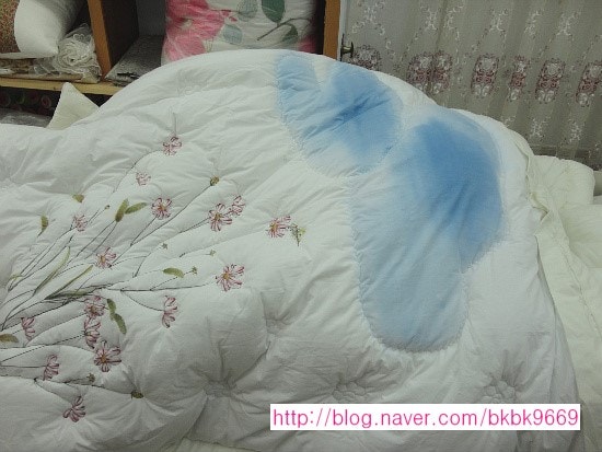 양산백경커튼] 직접 그린 그림이 들어간 이불과 쿠션 커튼 시공 사진 444