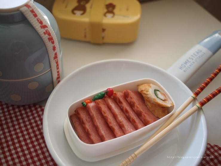  도시락 반찬_스팸계란말이+마늘햄+장조림 외..