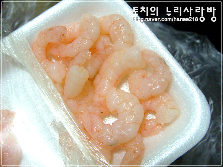  [도둑게]새우살 냠