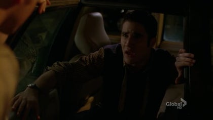 글리 시즌 5 커트와 블레인의 키스