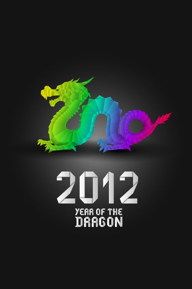   [아이폰배경] 2012년 흑룡의해 를 위한 배경화면