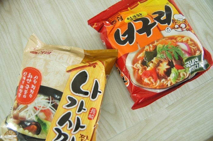 너구리라면vs나가사끼짬뽕라면