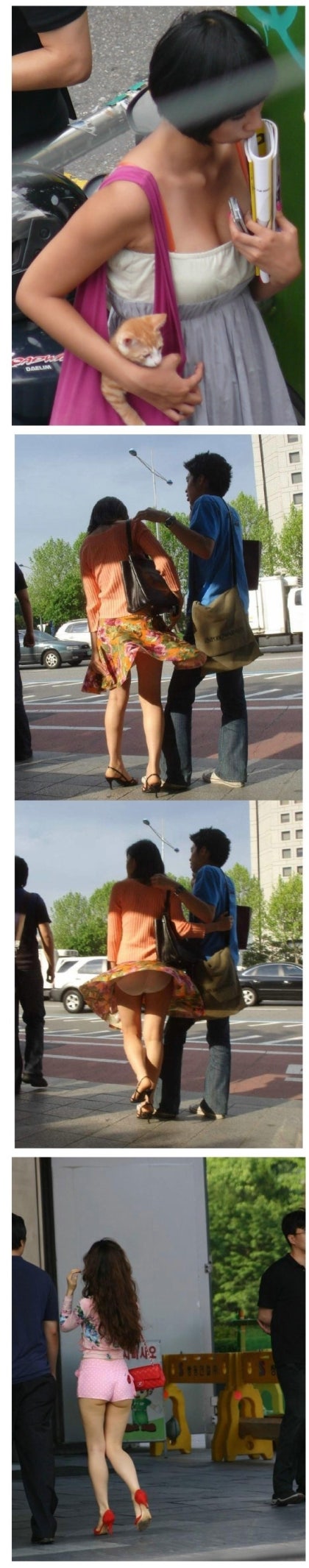 일반인 팬티노출 길거리일반인핫팬츠 /길거리 초미니원피스 /팬티노출 : 네이버 블로그