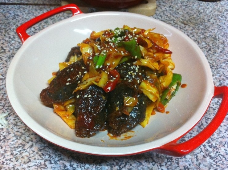 [fe-made]매운 순대볶음^^@르쿠르제 캐서롤