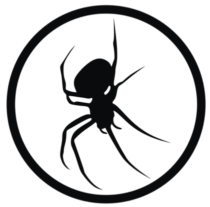 스파이더맨 로고 실루엣