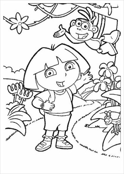 만화 캐릭터 색칠공부