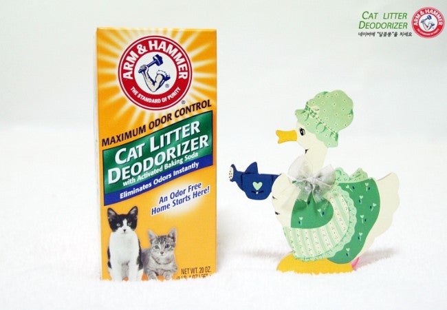 [고양이 모래 탈취제]암앤해머 캣리터 디오더라이저 (CAT RITTER DEODERIZER) 후기