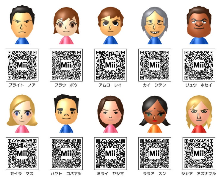 닌텐도 3ds용 Mii Qr Code 모음 네이버 블로그 닌텐도 3ds용 Mii Qr Code 모음 네이버 블로그