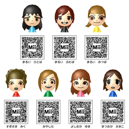 닌텐도 3ds용 Mii Qr Code 모음 네이버 블로그