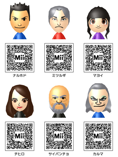 닌텐도 3ds용 Mii Qr Code 모음 네이버 블로그