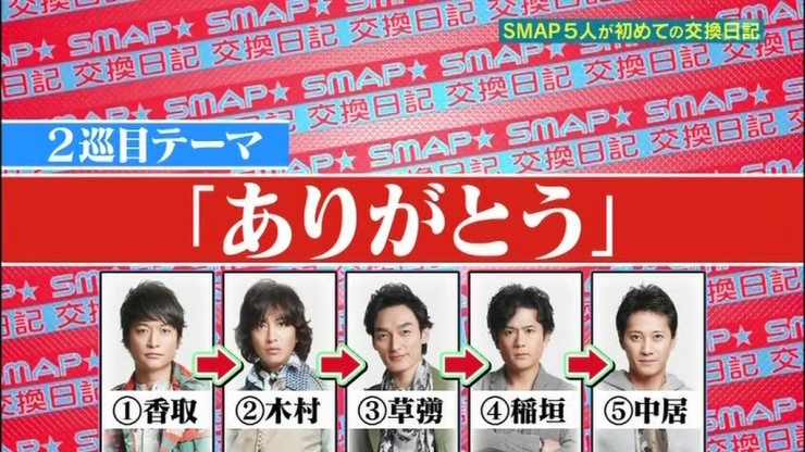 12 04 07 Smap がんばりますっ 3時間 生放送 交換日記 네이버 블로그