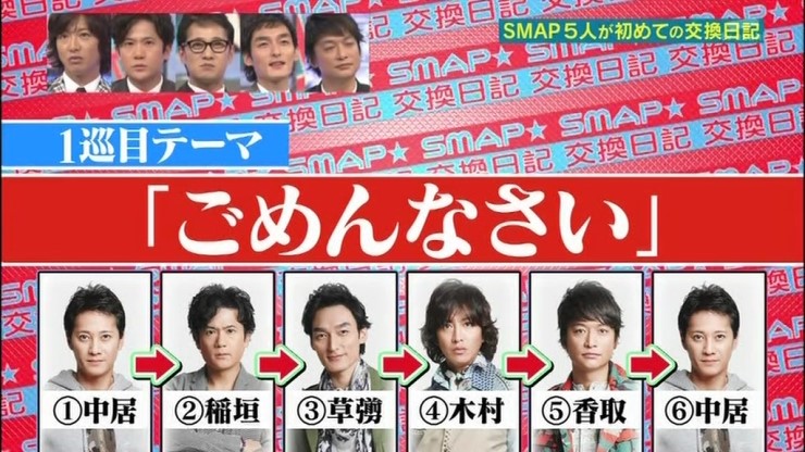 12 04 07 Smap がんばりますっ 3時間 生放送 交換日記 네이버 블로그
