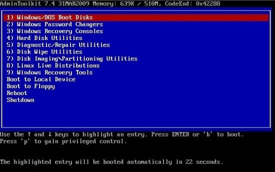  grub4dos message파일 변경하기 gfxmenu수정 
