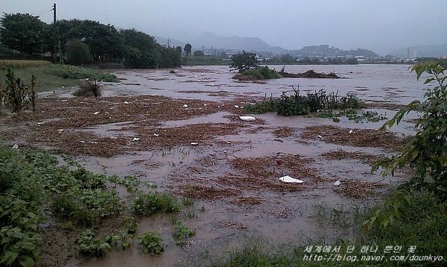  태풍 16호 산바가 한반도를 통과했어요! (台風16号が韓半島を通過しました！)