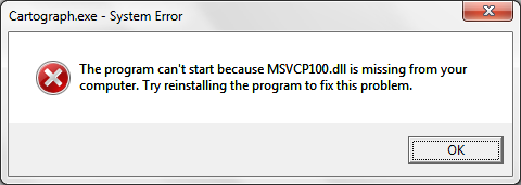  msvcp100.dll오류해결방법[파일첨부] 