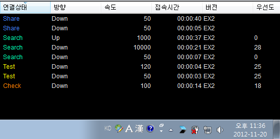  Share EX2 최신 노드, 즉 Share가 뜨는 노드