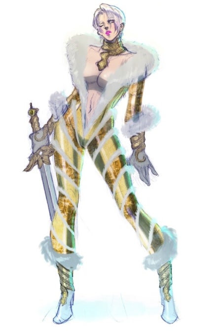 힐데 소울 칼리버 컨셉 아트