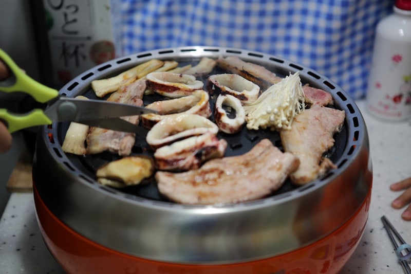 신개념 한국형 숯불그릴, 홈핑그릴 - 사용기