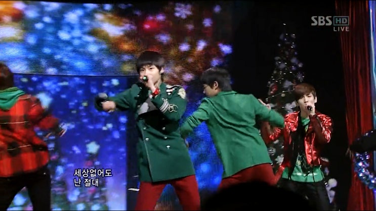  샤이니(SHINee) : 081221 인기가요 샤이니 아미고