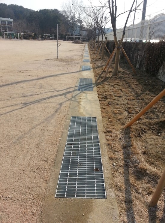  대구 달서중고등학교 스틸그레이팅 안전덮개