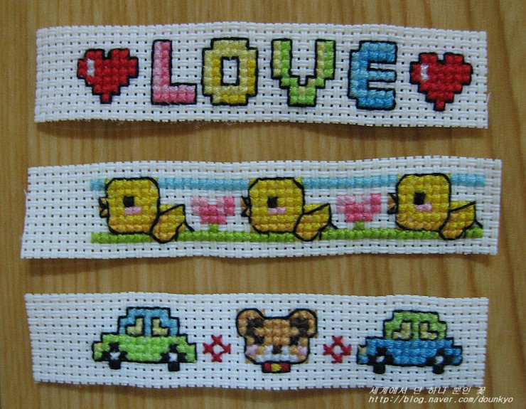  십자수 외 (クロスステッチの刺繍 他)